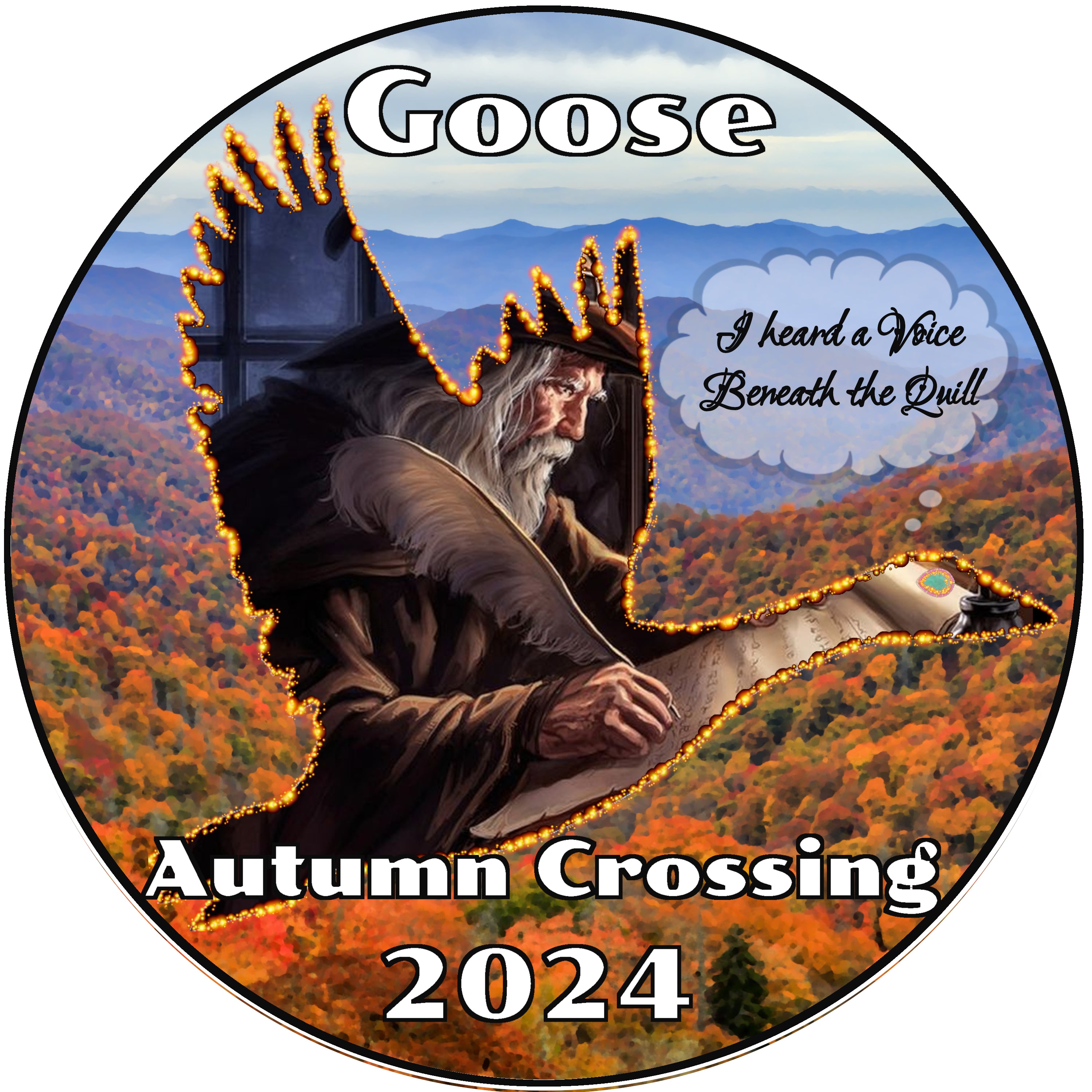 Autumn Crossing Sticker